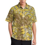 AILLOSA YH-64 Aloha Hawaii 3D Desen Kısa Kollu Erkek Gömlek