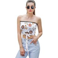 AILLOSA YH-650 Seksi File Tüp Üst Yaz Tube Top Tank Tops Kadın Askılı Üst Bluz