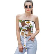 AILLOSA YH-665 Seksi File Tüp Üst Yaz Tube Top Tank Tops Kadın Askılı Üst Bluz