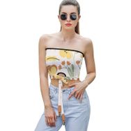 AILLOSA YH-682 Seksi File Tüp Üst Yaz Tube Top Tank Tops Kadın Askılı Üst Bluz