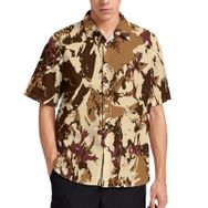 AILLOSA YH-69 Aloha Hawaii 3D Desen Kısa Kollu Erkek Gömlek