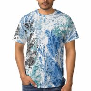 AILLOSA YH-70 3D Baskılı Desenli Kısa Kollu Erkek T-shirt