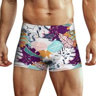 AILLOSA YH-701 Retro Desenli Erkek Boxer Şort