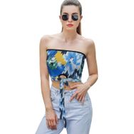 AILLOSA YH-76 Seksi File Tüp Üst Yaz Tube Top Tank Tops Kadın Askılı Üst Bluz