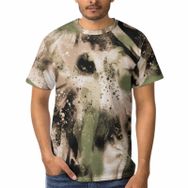 AILLOSA YH-79 3D Baskılı Desenli Kısa Kollu Erkek T-shirt