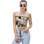 AILLOSA YH-79 Seksi File Tüp Üst Yaz Tube Top Tank Tops Kadın Askılı Üst Bluz