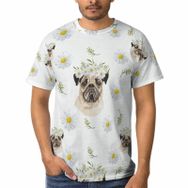 AILLOSA YH-80 3D Baskılı Desenli Kısa Kollu Erkek T-shirt