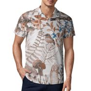 AILLOSA YH-81 3D Baskılı Desen Kısa Kollu Polo Yaka Erkek T-shirt