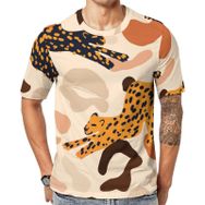 AILLOSA YH-83 3D Baskılı Desenli Kısa Kollu Erkek T-shirt