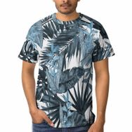 AILLOSA YH-88 3D Baskılı Desenli Kısa Kollu Erkek T-shirt