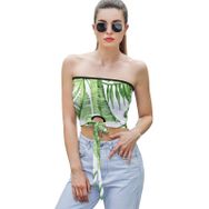 AILLOSA YH-89 Seksi File Tüp Üst Yaz Tube Top Tank Tops Kadın Askılı Üst Bluz