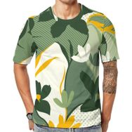 AILLOSA YH-93 3D Baskılı Desenli Kısa Kollu Erkek T-shirt