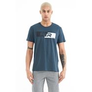 Air Jones 88205 Orman Yeşili Baskı Detaylı O Yaka Standart Kalıp Erkek T-shirt