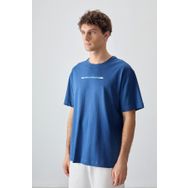 Air Jones 88358 Parlament Kalın Yumuşak Dokulu Oversize Fit Baskılı Erkek T-Shirt