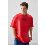 Air Jones 88359 Fiesta Kalın Yumuşak Dokulu Oversize Fit Baskılı Erkek T-Shirt