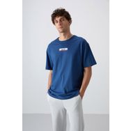 Air Jones 88359 Parlament Kalın Yumuşak Dokulu Oversize Fit Baskılı Erkek T-Shirt