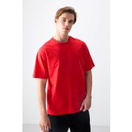 Air Jones 88377 Fiesta Pamuklu Kalın Yumuşak Dokulu Oversize Fit Basic Erkek T-Shirt