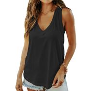 AirMood Cami Tank Top Camisole Siyah Kadın Kolsuz T-shirt