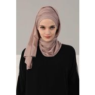 Aisha's Design BT-1 Vizon Büzgülü Penye Boneli Şal