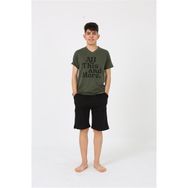Akbeniz 20377 Haki Erkek Pijama Takımı