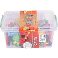 Akçiçek Oyuncak 1225 150 Parça Flexy Tangles Bloklar