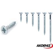 Akdeniz 10 Adet 6.0x50 mm Sunta Vidası