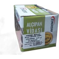 Akdeniz 3.5x35 mm 1000 Adet Sık Dişli Siyah Alçıpan Levha Vidası
