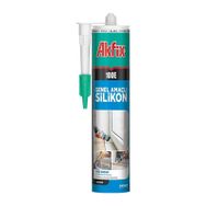 Akfix 100E 280 ml Beyaz Genel Amaçlı Silikon
