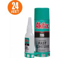 Akfix GA065 24 Adet 400 ml + 100 gr 705 Hızlı Yapıştırıcı