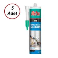 Akfix SA046 100E 280 ml Gri Silikon