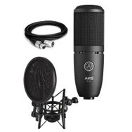 AKG Perception P120 Ses Kartı + Stand + Filtre Kablo + Mikrofon Full Set