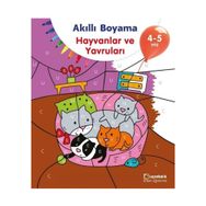 Akıllı Boyama Hayvanlar Ve Yavruları 4-5 Yaş Tudem Yayınları