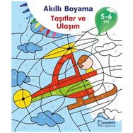Akıllı Boyama Taşıtlar Ve Ulaşım 5-6 Yaş Tudem Yayınları