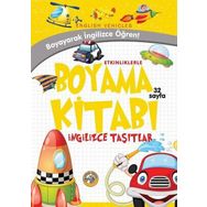 Akıllı Zebra Taşıtlar - Etkinliklerle Boyama Kitabı İngilizce