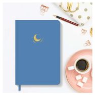 AKILLICA Lastikli 13x21 cm Hardcover Blue Noktalı Sert Kapak Defter