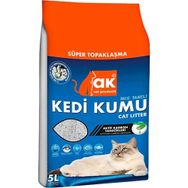 Akkum Aktif Karbon Aloe Vera Kokulu 5 lt İnce Taneli Bentonit Kedi Kumu