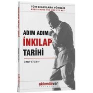 Aklımdavar Yayınları KPSS MSÜ YKS TYT AYT Adım Adım İnkılap Tarihi Konu Özetli Soru Bankası