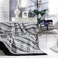 Aksu Silver Collection Erica Çift Kişilik Pamuklu Battaniye