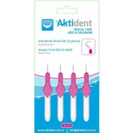 Aktident Arayüz Pembe 0.40 mm 4'lü Fırça Seti
