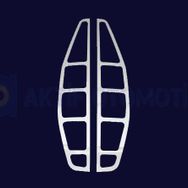 Aktif Otomotiv Fiat Doblo Krom 2 Parça 2000 2006 Stop Çerçevesi