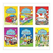 Aktiviteli Boyama Kitabı - Mavi Seri - 6 Kitap Takım - Yumurcak Yayınları