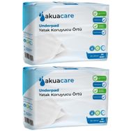Akuacare 60x90 cm 60 Adet 2PKx30 Hasta Alt Açma Yatak Koruyucu Örtü