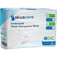 Akuacare 60x90 cm İç Adet 30 Adet Hasta Alt Açma Yatak Koruyucu Örtü