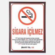 Akyazı 35x50 cm Sigara İçilmez Ahçap Çerçeve