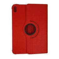 Alan Şanslı iPad 2022 10.9 10. Nesil 360 Deri Kırmızı Tablet Kılıfı