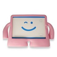 Alan Şanslı iPad 5 Air 9.7 Açık Pembe Karakter Tablet Silikon Kılıf