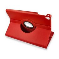 Alan Şanslı iPad 9.7 2018 360 Kırmızı Tablet Deri Kılıf