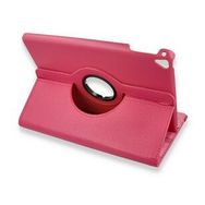 Alan Şanslı iPad 9.7 2018 360 Pembe Tablet Deri Kılıf