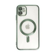 Alan Şanslı iPhone 12 Kross Magneticsafe Kapak Koyu Yeşil Cep Telefonu Kılıfı