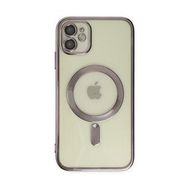 Alan Şanslı iPhone 12 Kross Magneticsafe Kapak Mor Cep Telefonu Kılıfı